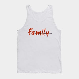 Family Tank Top